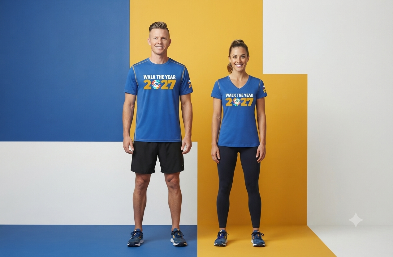 2027 Tech Shirt Walk the year