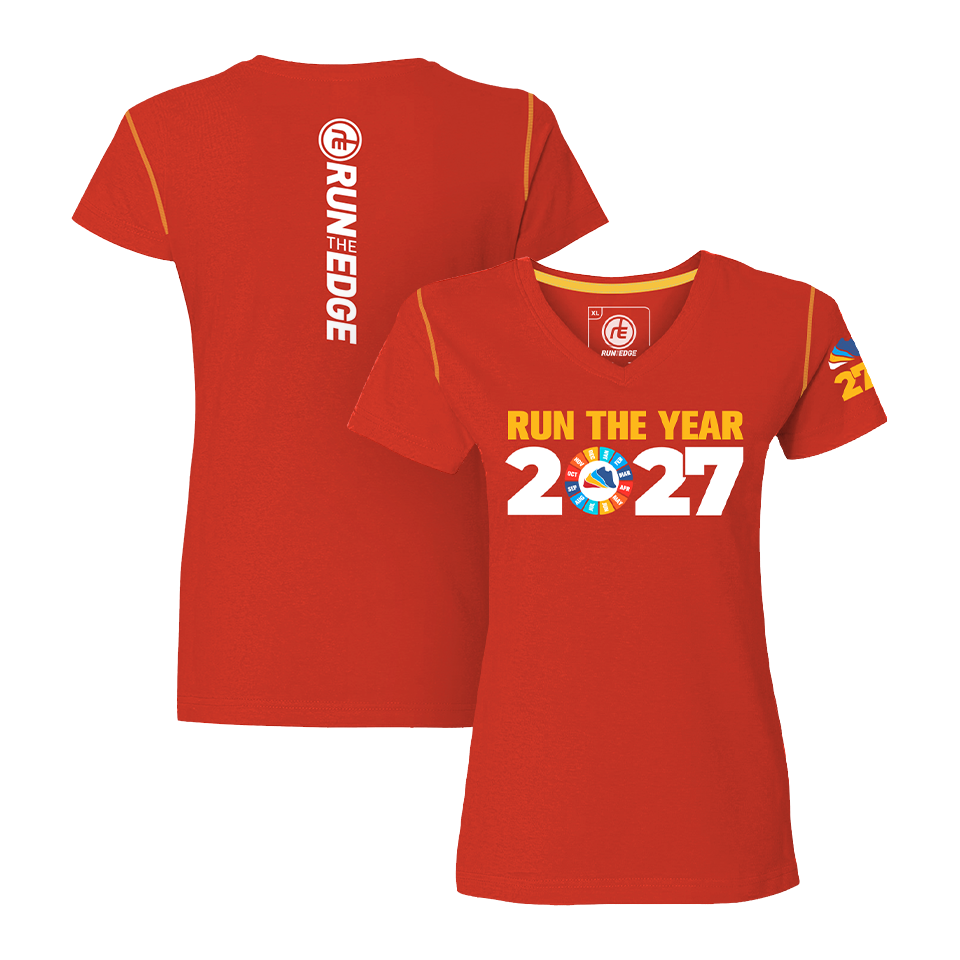 2027 Tech Shirt Run the year
