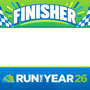 Example Run the Year 2026 finisher bib format