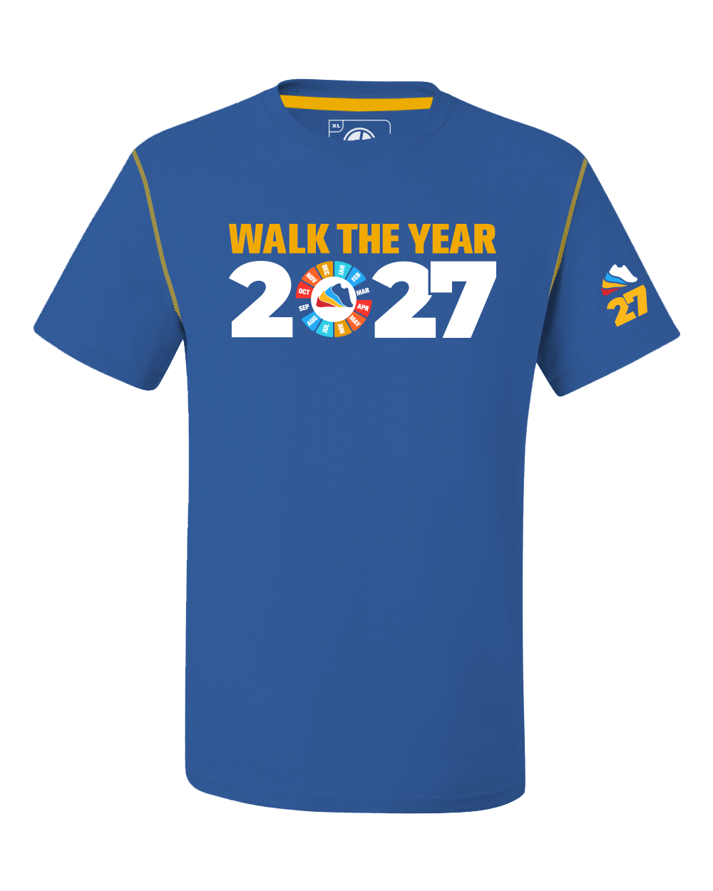 2027 Tech Shirt Walk the year