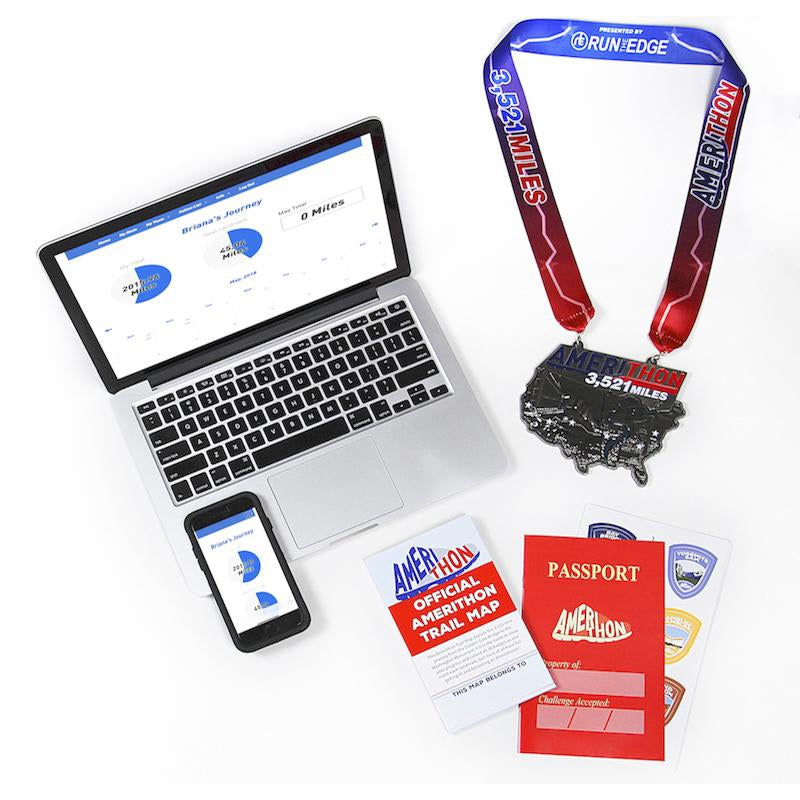 TAX EXEMPT 2018 Amerithon: Deluxe Registration Virtual Fitness Challenge Registrations | Run The Edge