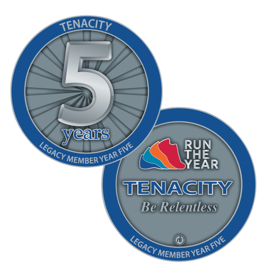 Run The Year Legacy Coin Year 5