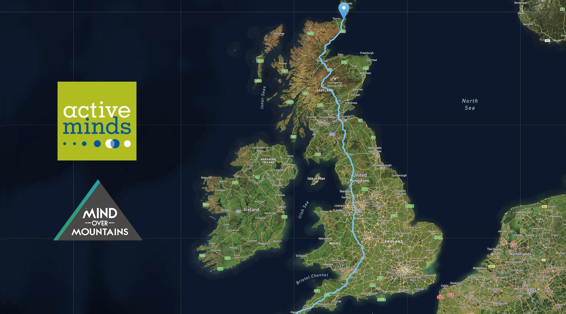 Why We Are Challenging You To Cover 853.5 Miles Across The UK
– Run The Edge®