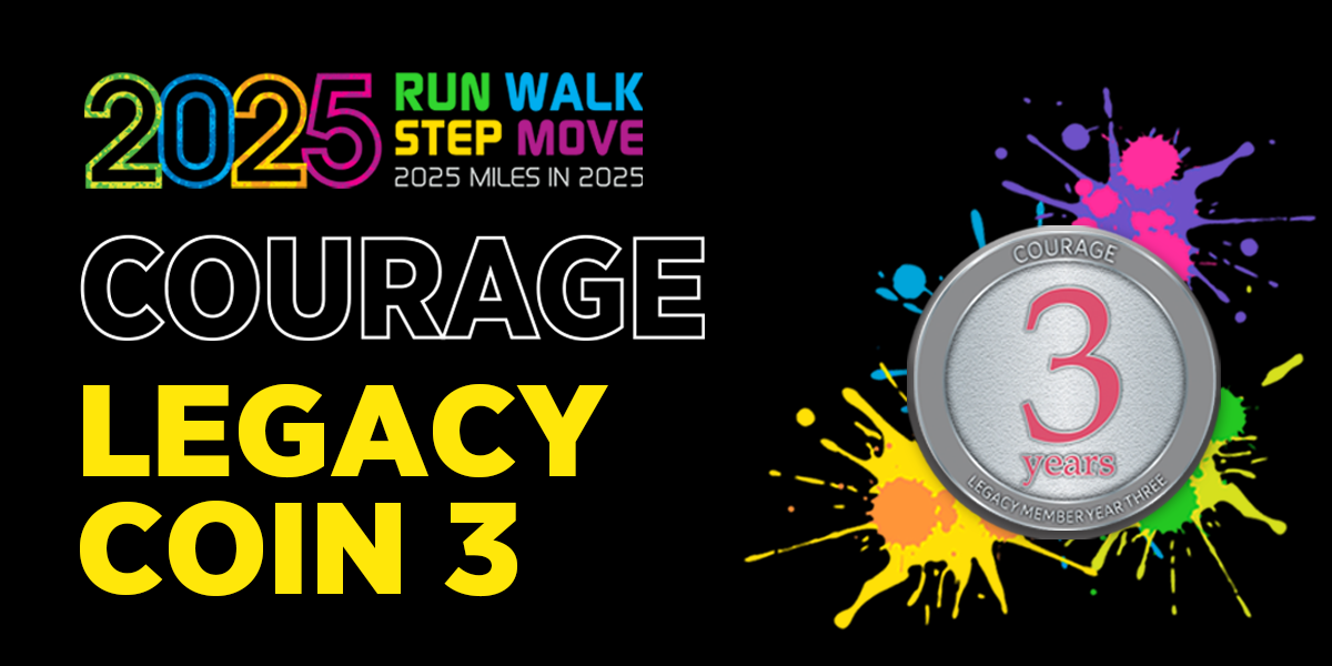 Run The Year Courage Coin Year #3